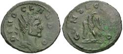 Ancient Coins - Divo Claudius II Gothicus (died AD 270) Æ Antoninianus / Eagle
