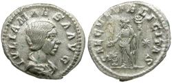 Ancient Coins - Julia Maesa (AD 218-224) AR Denarius / Felicitas