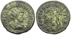 Ancient Coins - Diocletian (AD 284-305) Silvered Æ Antoninianus