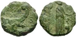 Ancient Coins - Akarnania. Leukas Æ17 / Aphrodite