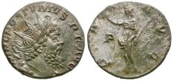 Ancient Coins - Postumus (AD 260-268) Silvered Æ Antoninianus / Pax