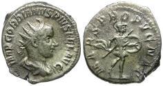 Ancient Coins - Gordian III (AD 238-244) AR Antoninianus / Mars