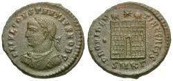 Ancient Coins - Constantius II, as Caesar (AD 324-337) Æ3 / Campgate