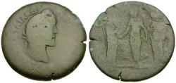 Ancient Coins - Antoninus Pius (AD 138-161). Egypt. Alexandria Æ Drachm / Apollo Didymaios