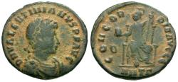 Ancient Coins - Valentinian II (AD 375-392) Æ3 / Constantinopolis
