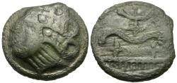 Ancient Coins - Ancient France. Celtic Gaul. Durocasses Tribe Potin