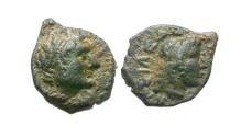 Ancient Coins - Ptolemaic Kings of Egypt. Ptolemy III Eurgetes (246-221 BC) &AElig; Chalkous / Libya