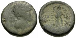 Ancient Coins - Macedon. Thessalonika Æ22 / Pan