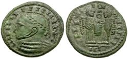 Ancient Coins - Constantine I the Great (AD 310-337). Imitative Æ3 / Victories