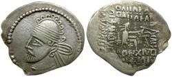 Ancient Coins - Kings of Parthia. Pacorus II (AD 78-105) AR Drachm