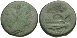 Ancient Coins - Imperatorial. The Pompeians. Sextus Pompey Magnus (43-36 BC &#198; AS