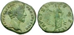 Ancient Coins - Marcus Aurelius, as Caesar (AD 139-161) &#198; AS / Spes