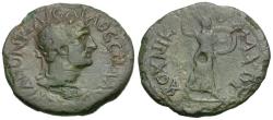 Ancient Coins - Hadrian (AD 117-138). Thessaly. Koinon. Nikomachos, strategos Æ21 / Minerva