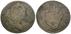 Ancient Coins - Ireland. George III (1760-1820) Æ Halfpenny / Harp