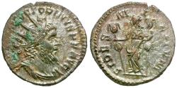 Ancient Coins - Victorinus (AD 269-271) Silvered Æ Antoninianus / Fides