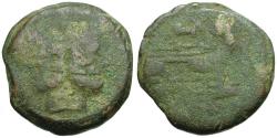 Ancient Coins - 169-158 BC - Roman Republic. Anonymous Æ AS / Donkey