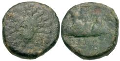 Ancient Coins - Kings of Cappadocia. Caesarea as Eusebeia Æ18 / Aegis