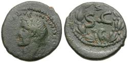 Ancient Coins - Antoninus Pius (AD 138-161). Seleucis and Pieria. Antioch &#198;19 / Eagle in Wreath