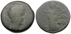 Ancient Coins - Augustus (27 BC-AD 14). Egypt. Alexandria Æ Diobol / Nike