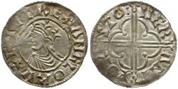 World Coins - Anglo-Saxon. Kings of All England. Cnut (1016-1035). Ornost, moneyer. Quatrefoil type AR Penny