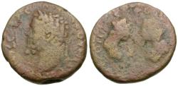 Ancient Coins - Septimius Severus (AD 193-211). Commagene. Samosata Æ26 / Two Busts of Tyche