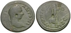 Ancient Coins - Caracalla (AD 198-217). Macedonia. Stobi Æ24 / Nike