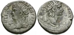 Ancient Coins - Nero (AD 54-68) with Divus Augustus. Egypt. Alexandria BI Tetradrachm / Augustus