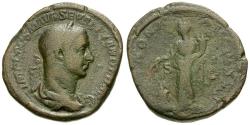 Ancient Coins - Severus Alexander (AD 222-235) Æ Sestertius / Annona