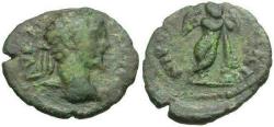 Ancient Coins - Septimius Severus (AD 193-211). Moesia Inferior. Nicopolis ad Istrum Æ17 / Thanatos