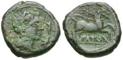 Ancient Coins - Spain. Iberia. Ilergets. Iltirta Æ16 / Horse