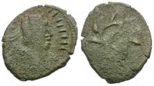 Ancient Coins - Sri Lanka. Indo-Roman Coinage. Imitating Late Roman Bronzes