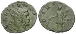 Ancient Coins - Gallienus, sole reign (AD 260-268) Æ Antoninianus / Fortuna