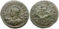 Ancient Coins - Probus (AD 276-282) Æ Antoninianus / Sol in Quadriga