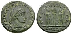 Ancient Coins - Constantius II, as Caesar (AD 324-337) Æ3 / Soldiers