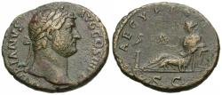 Ancient Coins - Hadrian (AD 117-138) Æ As / Egypt