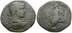 Ancient Coins - Caracalla (AD 198-217). Moesia Inferior. Marcianopolis. Julius Faustinianus, governor / Cybele