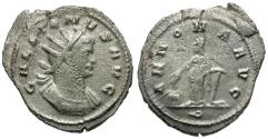 Ancient Coins - Gallienus, sole reign (AD 260-268) AR Antoninianus / Annona
