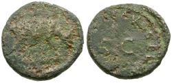 Ancient Coins - Domitian (AD 81-96) Æ Quadrans / Rhinoceros