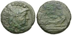 Ancient Coins - 211 BC - Roman Republic Æ Triens
