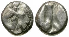 Ancient Coins - Persian Empire. Achaemenids. Time of  Xerxes II - Ataxerxes II (420-375 BC) AR Siglos