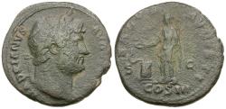 Ancient Coins - Hadrian (AD 117-138) Æ As / Salus