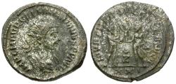 Ancient Coins - Maximian (AD 286-305) Silvered Æ Antoninianus / Jupiter and Hercules