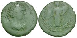 Ancient Coins - Geta, as Caesar (AD 198-209). Pisidia. Antioch Æ21 / Tyche