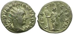 Ancient Coins - Valerian I (253-260) AR Antoninianus / Fides