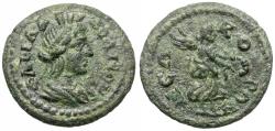 Ancient Coins - Lydia. Philadelphia. Pseudo-Autonomous Æ19 / Nike