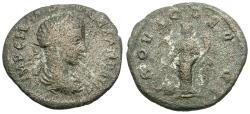 Ancient Coins - Severus Alexander (AD 222-235) BI Denarius / Providentia