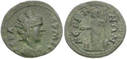 Ancient Coins - Lydia. Germe. Pseudo-autonomous Æ22 / Athena
