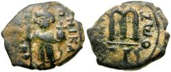 Ancient Coins - *Sear 1000* Byzantine Empire. Constans II (AD 641-668) Æ Follis