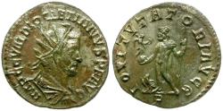 Ancient Coins - Diocletian (AD 284-305) Æ Silvered Antoninianus / Jupiter