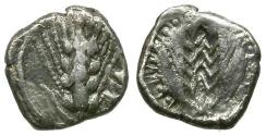 Ancient Coins - Lucania. Metapomtum AR Hemiobol